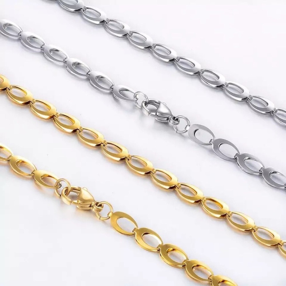 Stainless Steel Unisex Fashion Necklace - Picture 3 of 5